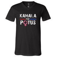 Kamala For Potus Kamala Harris V-Neck T-Shirt