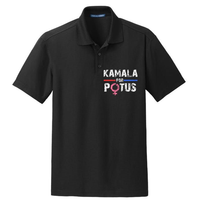 Kamala For Potus Kamala Harris Dry Zone Grid Polo