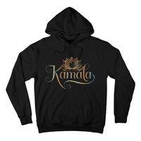 Kamala For President Lotus Flower Vote Blue 2024 Hoodie