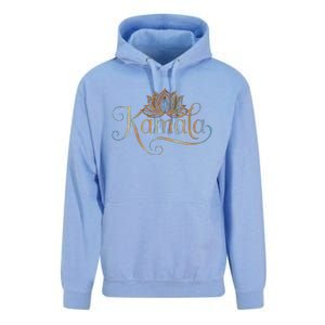 Kamala For President Lotus Flower Vote Blue 2024 Unisex Surf Hoodie