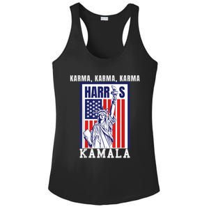 Kamala For President Slogan Statue Liberty Pro Harris Ladies PosiCharge Competitor Racerback Tank