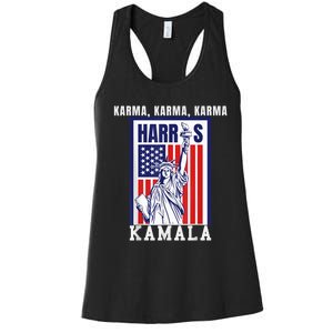 Kamala For President Slogan Statue Liberty Pro Harris Women's Racerback Tank