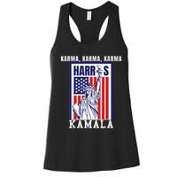 Kamala For President Slogan Statue Liberty Pro Harris Women's Racerback Tank