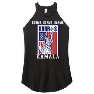 Kamala For President Slogan Statue Liberty Pro Harris Women's Perfect Tri Rocker Tank