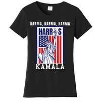 Kamala For President Slogan Statue Liberty Pro Harris Women's T-Shirt