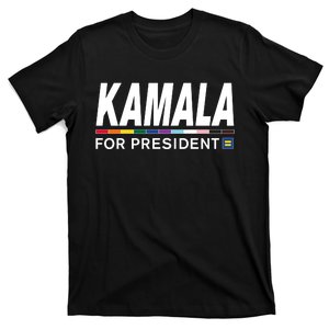 Kamala For President Pride T-Shirt