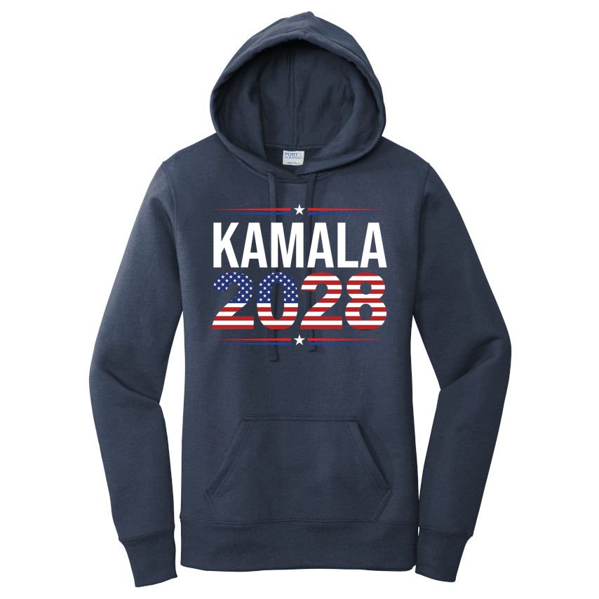 Kamala For President 2028 Retro Harris  Women's Pullover Hoodie