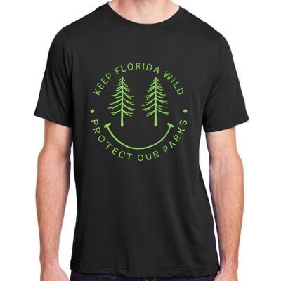 Keep FloridaS Parks Protected Florida Parks Graphic Adult ChromaSoft Performance T-Shirt