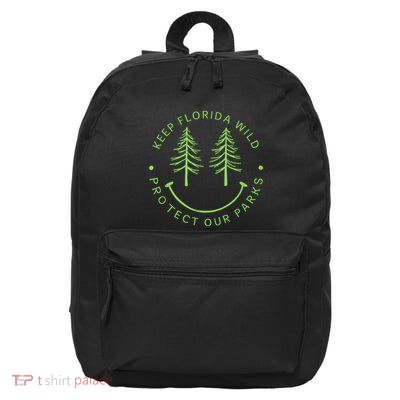 Keep FloridaS Parks Protected Florida Parks Graphic 16 in Basic Backpack