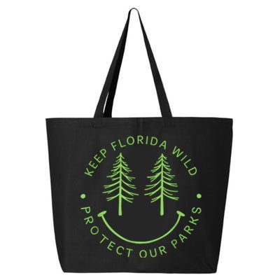 Keep FloridaS Parks Protected Florida Parks Graphic 25L Jumbo Tote