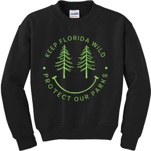 Keep FloridaS Parks Protected Florida Parks Graphic Kids Sweatshirt