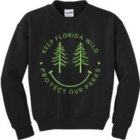 Keep FloridaS Parks Protected Florida Parks Graphic Kids Sweatshirt