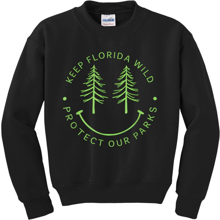 Keep FloridaS Parks Protected Florida Parks Graphic Kids Sweatshirt