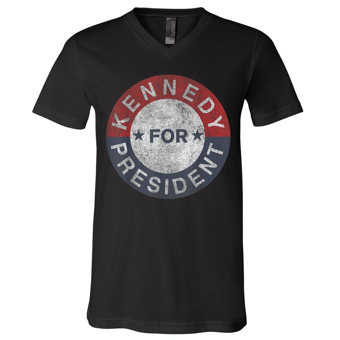 Kennedy For President JFK 1960 V-Neck T-Shirt