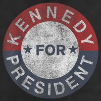 Kennedy For President JFK 1960 Adult Drive Performance Visor