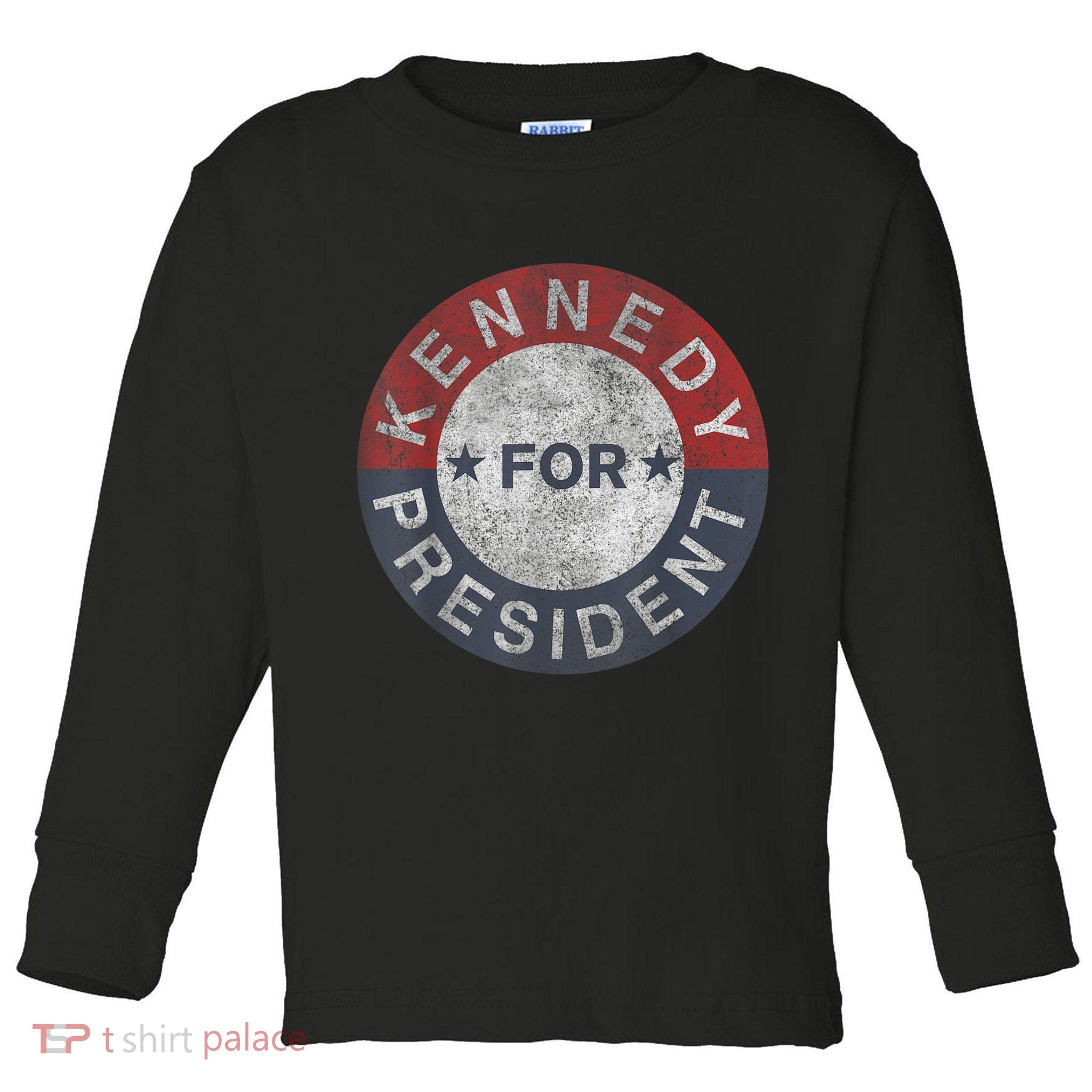 Kennedy For President JFK 1960 Toddler Long Sleeve Shirt