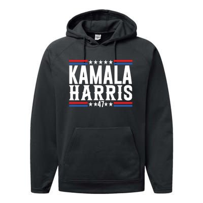 Kamala For President 2024 Performance Fleece Hoodie