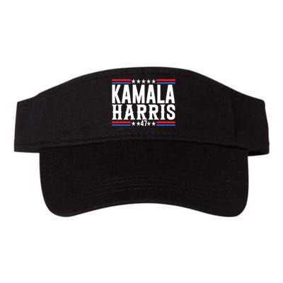 Kamala For President 2024 Valucap Bio-Washed Visor