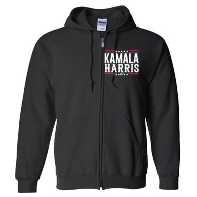 Kamala For President 2024 Full Zip Hoodie