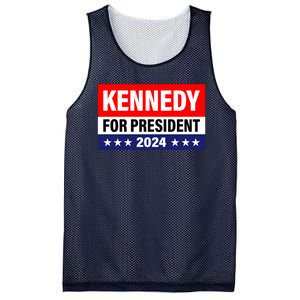 Kennedy For President 2024 Cool Flag Banner With Stars Mesh Reversible Basketball Jersey Tank