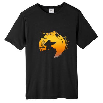 Kung Fu Panda Po Tai Chi Sunset Silhouette Tall Fusion ChromaSoft Performance T-Shirt