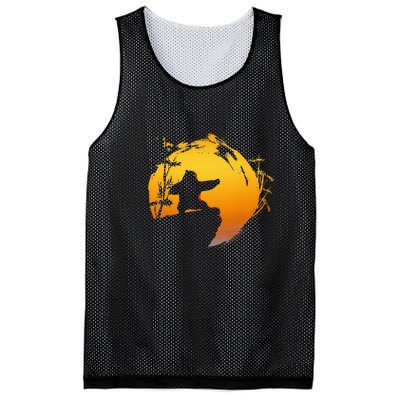 Kung Fu Panda Po Tai Chi Sunset Silhouette Mesh Reversible Basketball Jersey Tank