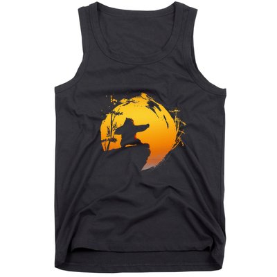 Kung Fu Panda Po Tai Chi Sunset Silhouette Tank Top