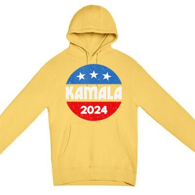 Kamala For President Kamala 2024 Premium Pullover Hoodie