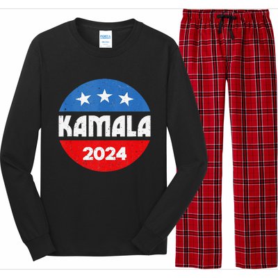 Kamala For President Kamala 2024 Long Sleeve Pajama Set