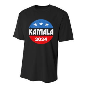 Kamala For President Kamala 2024 Youth Performance Sprint T-Shirt