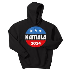 Kamala For President Kamala 2024 Kids Hoodie