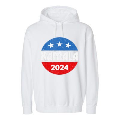 Kamala For President Kamala 2024 Garment-Dyed Fleece Hoodie