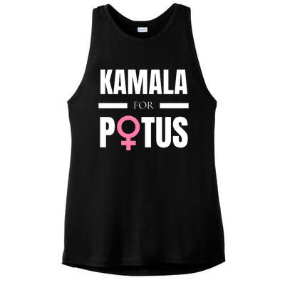 Kamala For Potus Ladies PosiCharge Tri-Blend Wicking Tank