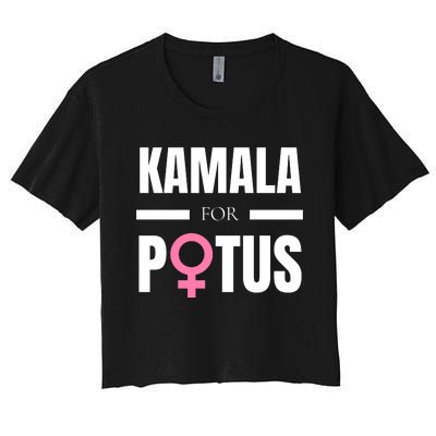 Kamala For Potus Women's Crop Top Tee