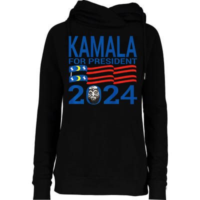 Kamala For President 2024 Wrestling Premium Womens Funnel Neck Pullover Hood