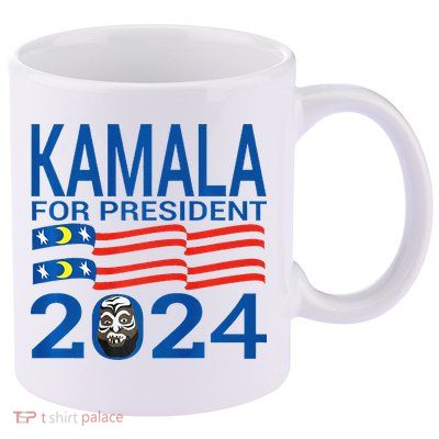 Kamala For President 2024 Wrestling Premium 11oz C Handle Ceramic Mug