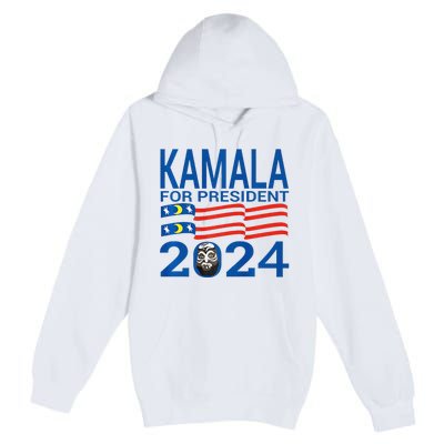 Kamala For President 2024 Wrestling Premium Premium Pullover Hoodie