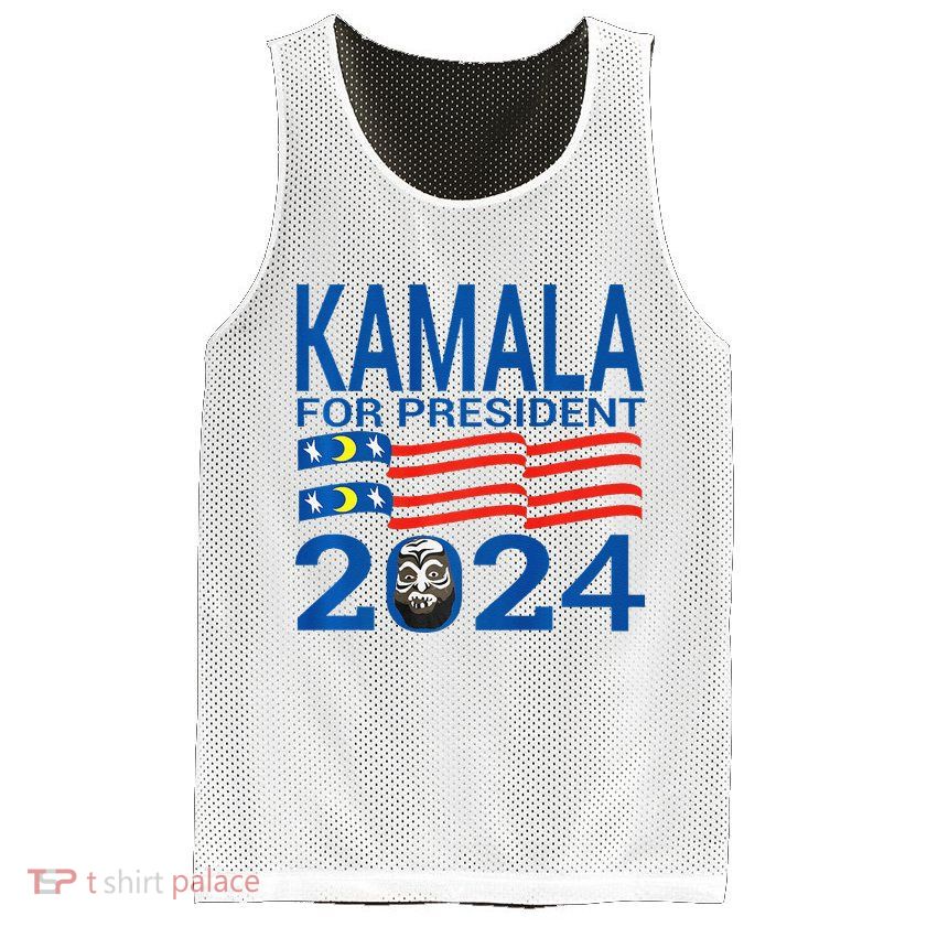 Kamala For President 2024 Wrestling Premium Mesh Reversible Basketball Jersey Tank