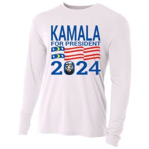 Kamala For President 2024 Wrestling Premium Cooling Performance Long Sleeve Crew