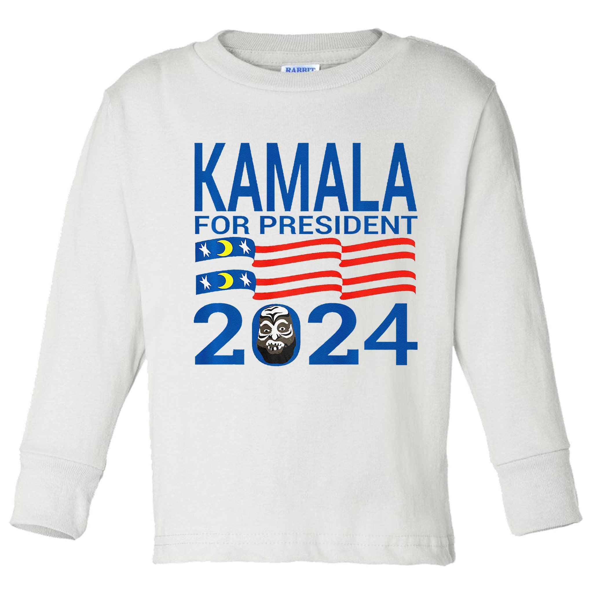Kamala For President 2024 Wrestling Premium Toddler Long Sleeve Shirt