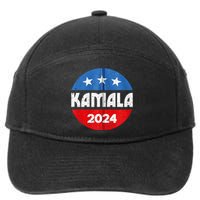 Kamala For President Kamala 2024 7-Panel Snapback Hat