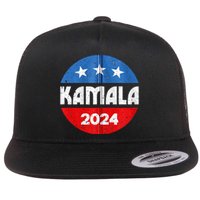 Kamala For President Kamala 2024 Flat Bill Trucker Hat