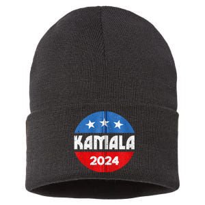 Kamala For President Kamala 2024 Sustainable Knit Beanie