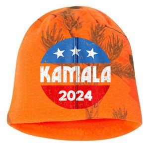 Kamala For President Kamala 2024 Kati - Camo Knit Beanie