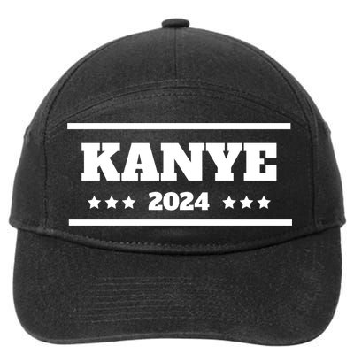 KANYE For President 2024 7-Panel Snapback Hat