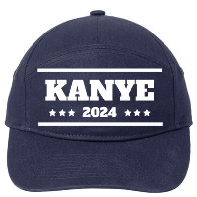 KANYE For President 2024 7-Panel Snapback Hat