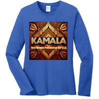 Kamala For President Ladies Long Sleeve Shirt