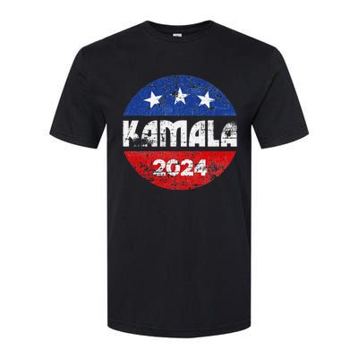 Kamala For President Kamala 2024 Long Sleeve Softstyle CVC T-Shirt