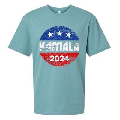 Kamala For President Kamala 2024 Long Sleeve Sueded Cloud Jersey T-Shirt