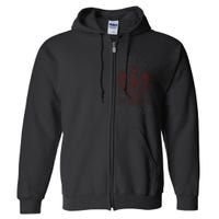 Kurwa Funny Poland Czesc Eagle Full Zip Hoodie